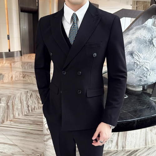 Men suit jacket double - men's,