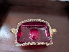 Vintage Small Cranberry Glass