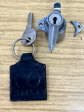 Casa Lambretta Innocenti S3  SX GP DL  Tool Box Lock & Leather SMSC Fob