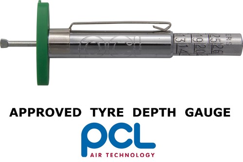 Pcl tyre tread depth gauge - depth,