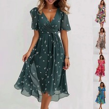 Chiffon Printed Short Sleeve