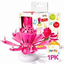 Musical birthday candle lotus - musical,