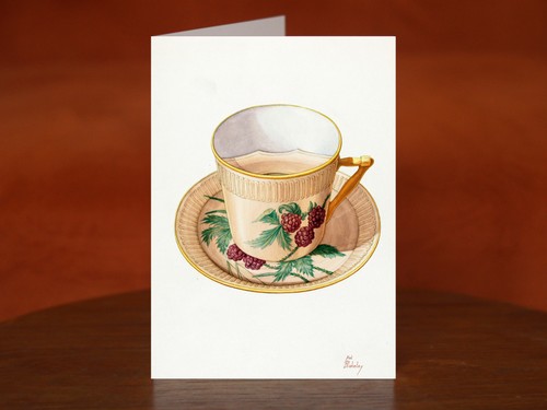 Moustache cup and - cup, saucer