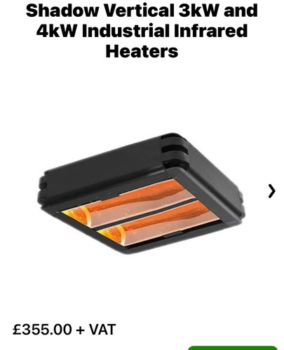 Shadow 4kw industrial - , heater
