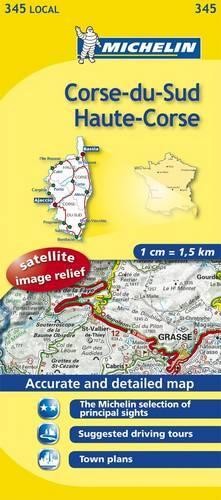 Corsica michelin local map - local, 345