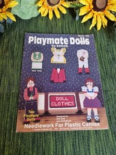 Plastic Canvas Playmate Dolls