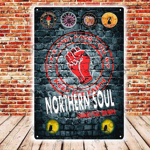 Northern soul metal sign - northern,