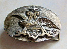 1# Brass Budweiser belt buckle