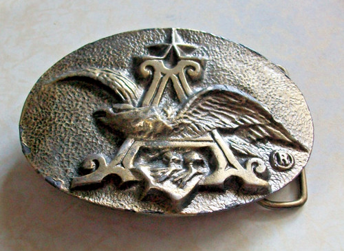 Brass budweiser belt buckle - 1#,