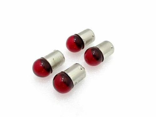 Red indicator bulb 12v - red,