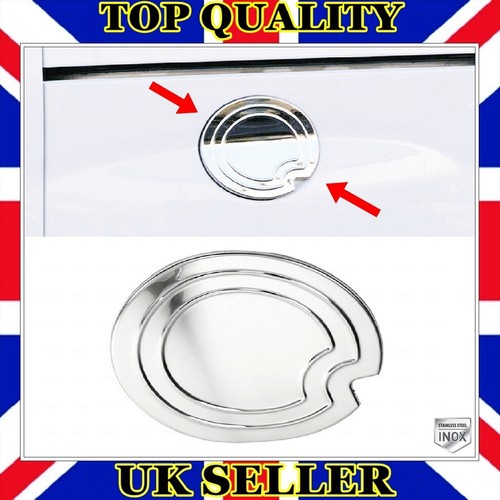 Chrome fuel flap trim cover - fuel,