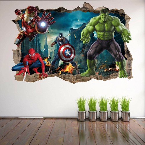 Avengers superhero wall art - wall,