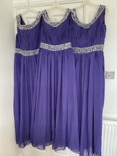 3x Bridesmaid Dresses Bundle Size 12, 12 & 14