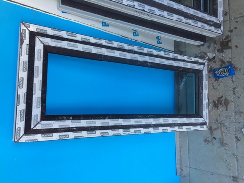 Window upvc double - window, glazed