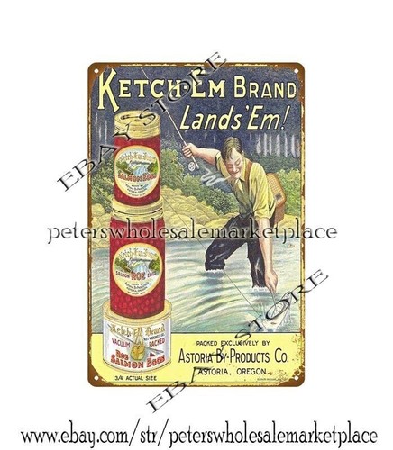 1920s ketch brand salmon - 1920s,