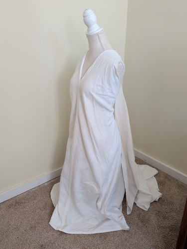 Vintage white halter grecian - white,