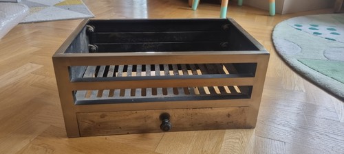 Cast iron fire basket - fire,