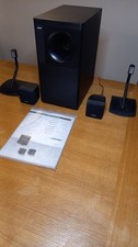 Bose Acoustimass 3 Series IV Speakers , table stands, quality cables and manual