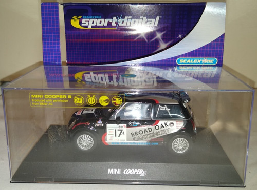 Scalextric mini cooer rally - scalextric,