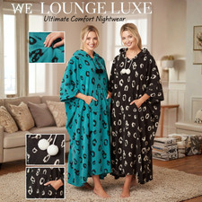 Women’s Hooded Fleece Poncho