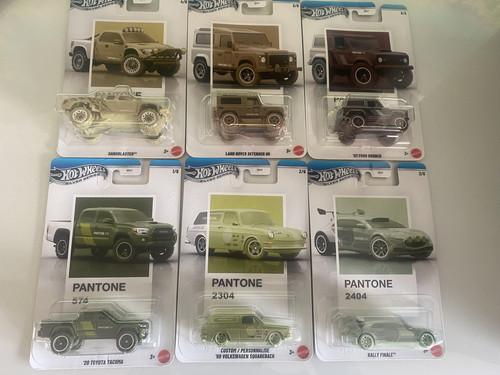 Hot wheels pantone - hot,