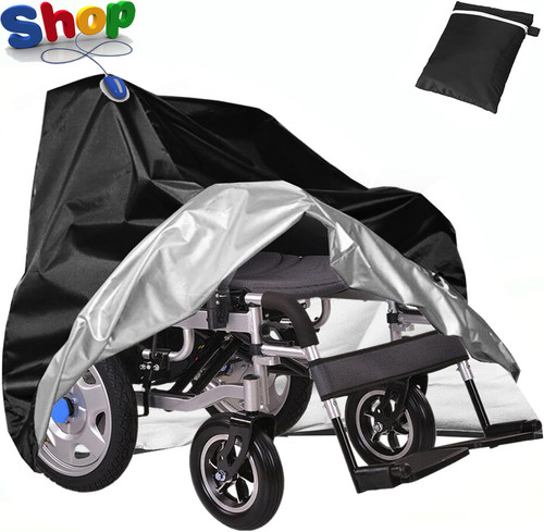 Black wheelchair cover - black,