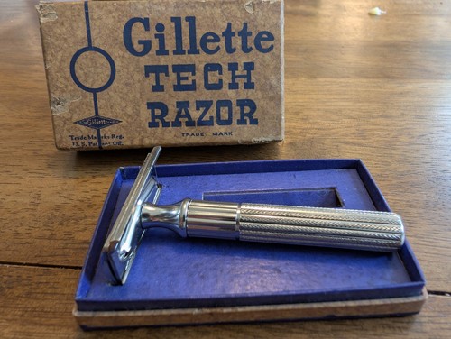 Vintage gillette tech razors - gillette,