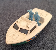 Matchbox 1976 No 52 Police Launch Model Boat