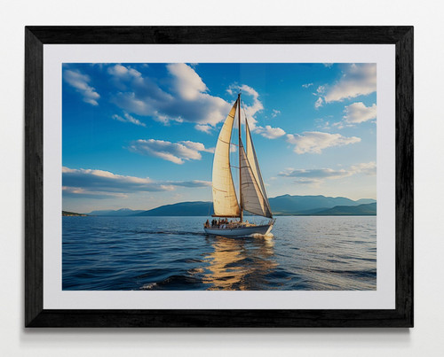 Yacht sailing boat - boat, seascape