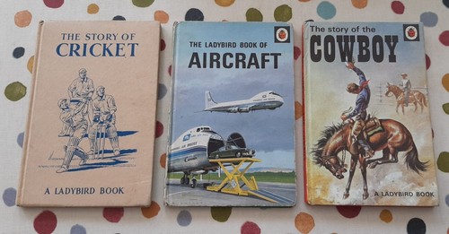 Vintage ladybird books - 3x,