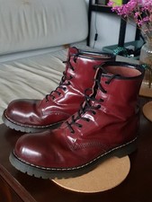 Solovair Steel Toe Cap Maroon