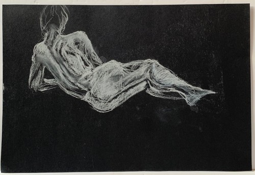 Vintage female nude life - female,