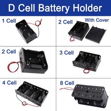 D Cell Battery Holder Case 1 2