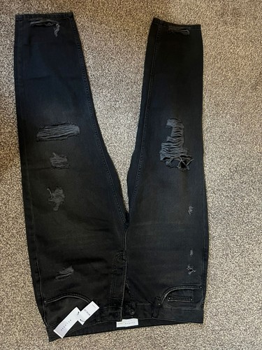 Men ripped jeans - jeans, size