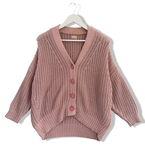 Babaa cardigan thick rib - thick,
