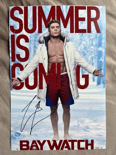 Zac efron genuine autograph - zac,