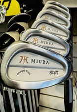 MIURA FORGED CB-202 STRAIGHT NECK IRONS GOLF CLUBS STIFF FLEX SUPERB 24 HOUR DEL