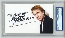 Alan Rickman ~ Signed