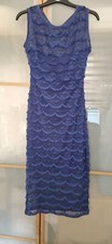 Amy Childs Cobalt Blue Lace Body Con Dress Size 12