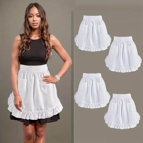 1pcs half waist apron - half,
