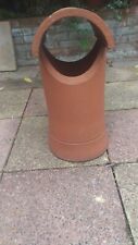 Clay Chimney Pot with built-in Cowl
