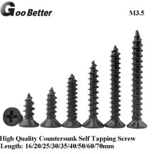 M3.5 Black Bugle Head Drywall Screws Drylining Framework Stud Wall Wood Screw