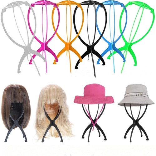 Black wig display stand - wig,