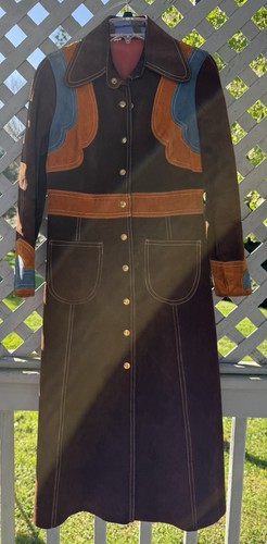 Vintage 1960s suede cowhide - suede,