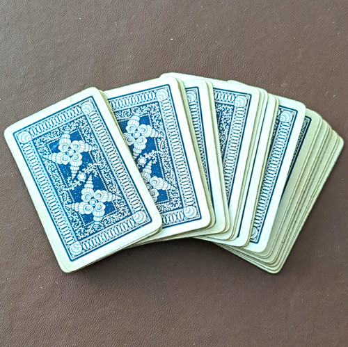 Vintage blue back - blue,