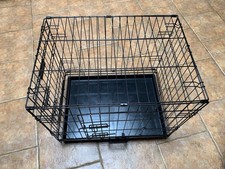 Cardys 24-inch Foldable Dog Crate with Handle Pre-Folded