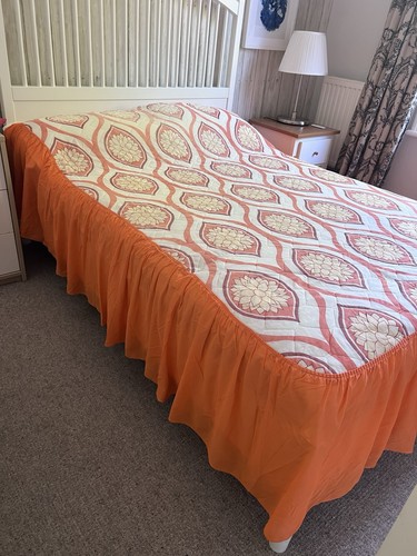 Vintage 1970s orange double - vintage,