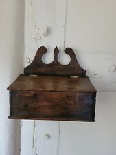 A Nice Georgian Oak Candle Box Welsh Cottage Candlebox