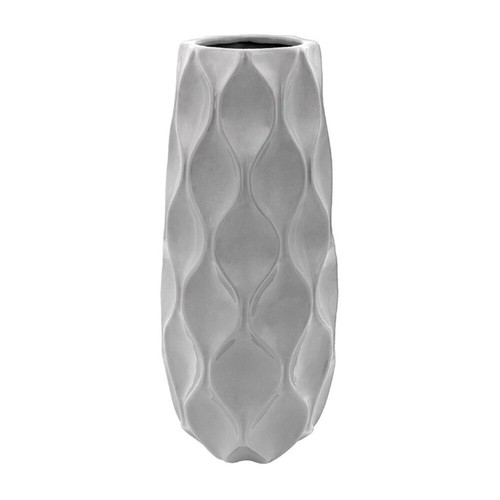 Contemporary grey wavy - grey,