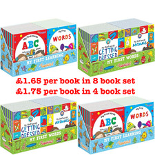 Toddler Nursery Early Learning First Learners Words Board Complete Set 4 Books